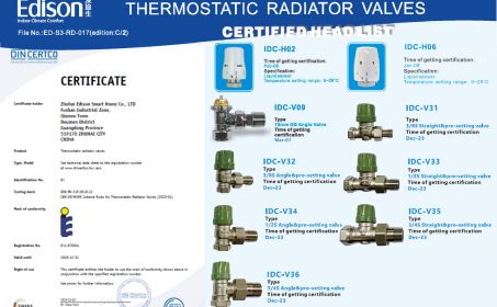 Certified production list of edison's TRV(C2)